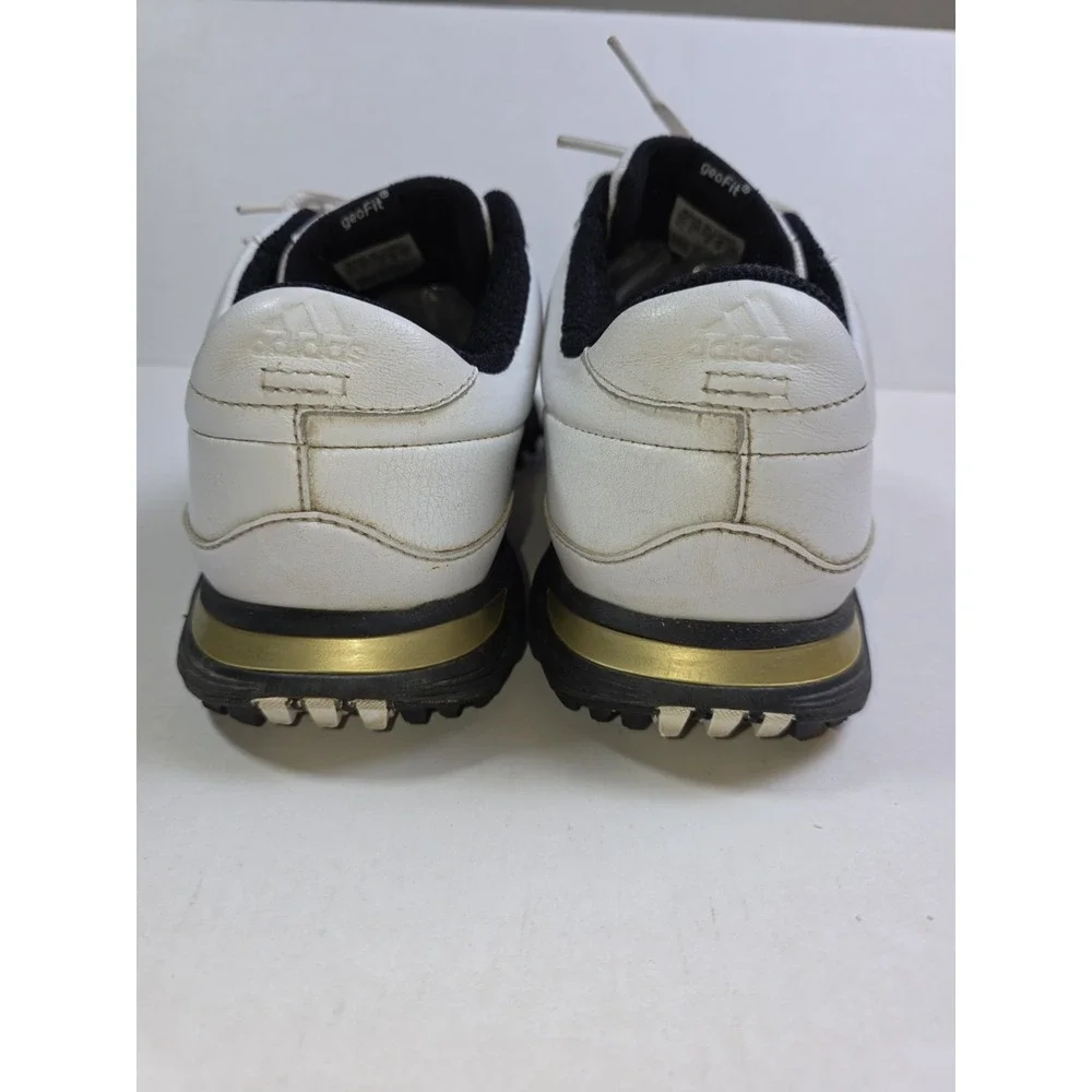Adidas Geofit Mens Leather Foam Insole Traxion adiWEAR Golf Shoes Size 8.5